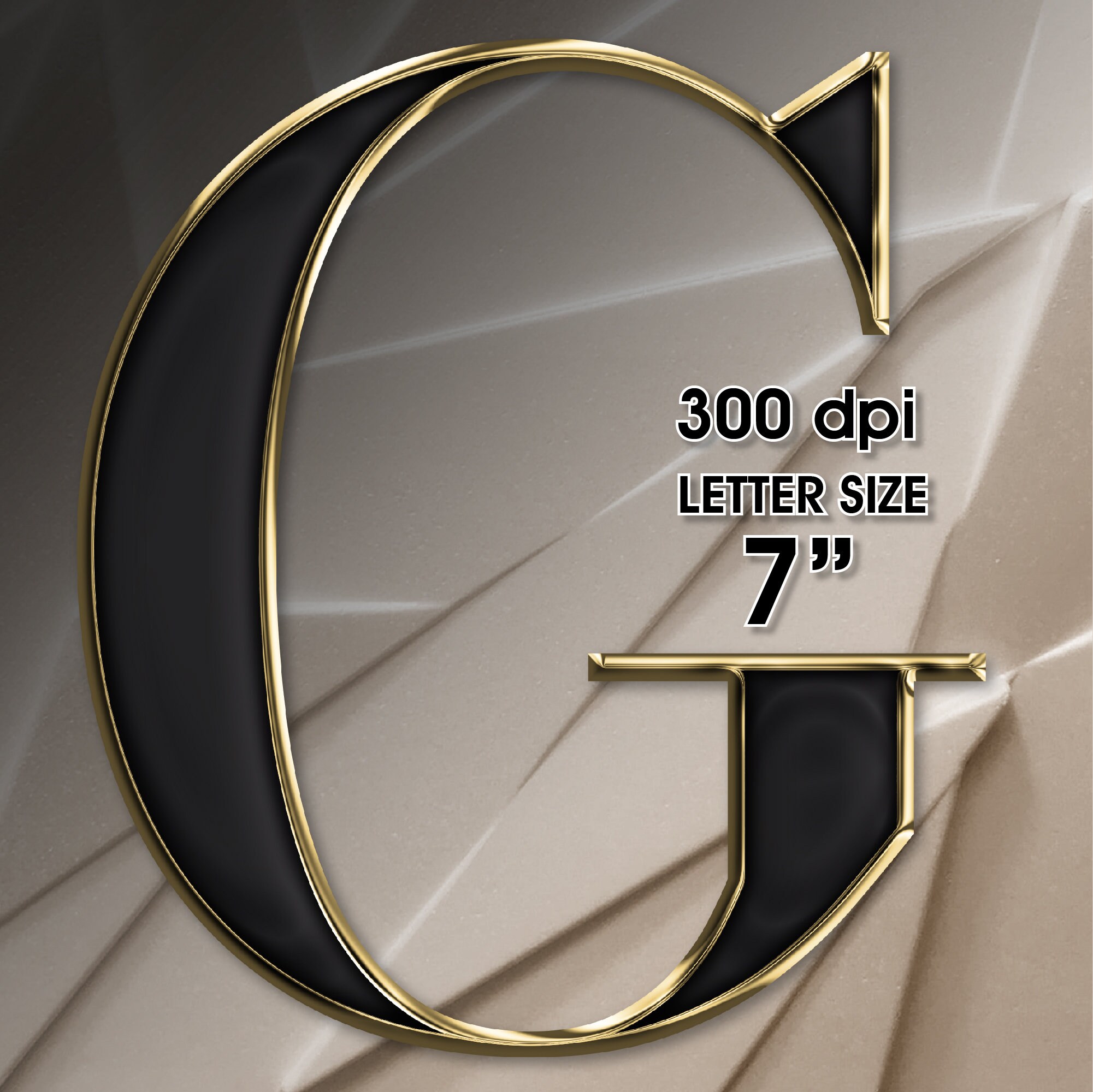 Black and Gold Glam Alphabet Clipart, PNG Digital Clip Art, Black