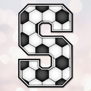Soccer Box Letters Soccer Alphabet Clipart, Sport Letters, Numbers, Symbols (PNG Digital ...