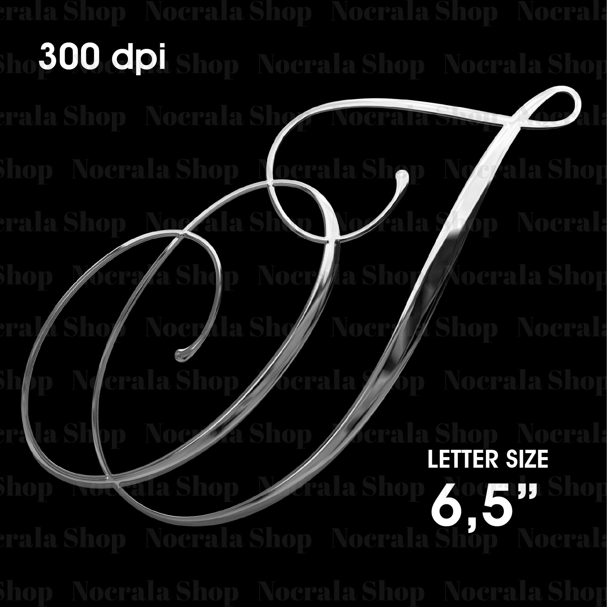 Silver Chrome Cursive Alphabet Clipart, PNG Clip Art, Silver Chrome ...