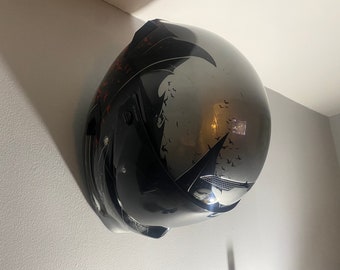 Motorcycle Helmet Wall Mount | Helmet Storage Hook | Garage Display Holder