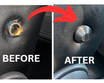 Fiat 500 Armrest Plug STL File (2009–2019) | Digital Download | 3D Print File