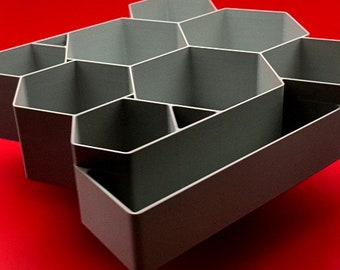 Desktop Organizer Tray | Office Desk Storage | 3D Printed Catch-All