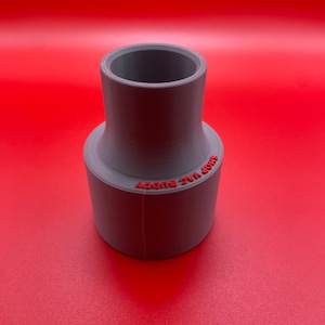 Shop vac adapter (made to custom size)