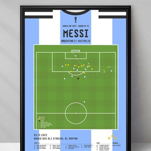 Messi | Argentina | World Cup | Australia | Barcelona | Catar | PSG | World Cup 22 | Gift | Triptych | Printables | Football poster | Poster