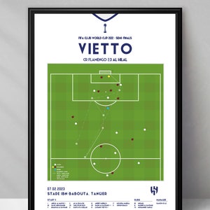 Vietto | Al Hilal | Flamengo | Club World Cup | Saudi Arabia | Brazil | World Cup | Gift | Triptych | Printables | Football poster | Poster