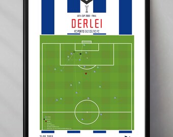 FC Porto / Derlei / Copa Uefa / Taça Uefa / Celtic FC / Sevilla / Europa League / Final / Tríptico / Imprimibles / Cartel de fútbol / Póster
