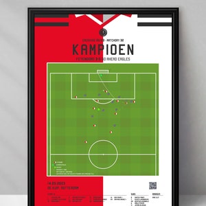 Feyenoord | Igor Paixao | Rotterdam | Eredivisie | Champions | Netherlands | UCL | Kampioen | Triptych | Printables | Football poster Poster