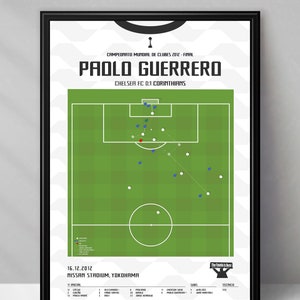 Corinthians | Guerrero | Club World Cup | Final | Chelsea | Brasil | England | Gift | Triptych | Printables | Football poster | Poster