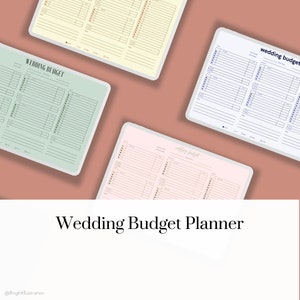Wedding Budget Planner Printable | Expense Tracker PDF | Digital Wedding Planner Page | Ceremony Planning | Deco Planner | Budget Tracker