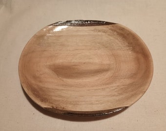 Shallow Black Walnut Dish