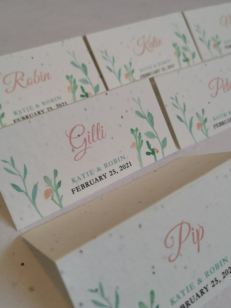 PLANTABLE SEEDED Paper-biodegradable Plantable Seed Paper - Etsy