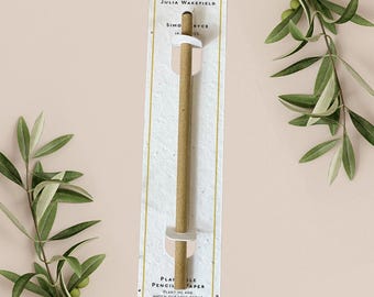LÁPIZ PLANTABLE con tarjeta de respaldo de papel plantable, regalo de boda, obsequio, papel de semillas biodegradable ecológico - Clásico