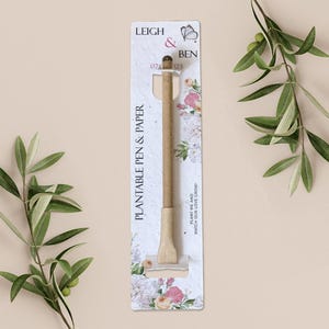 Bolígrafo para plantar, regalo de boda, obsequio, papel de semillas biodegradable y ecológico - Flutter