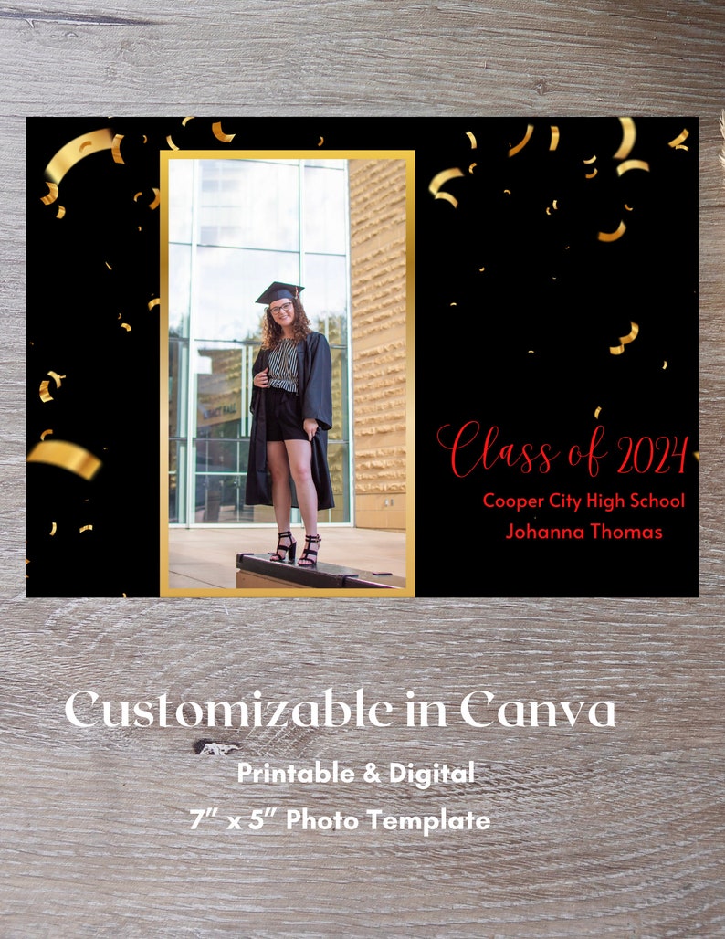Graduation Announcement Template Etsy