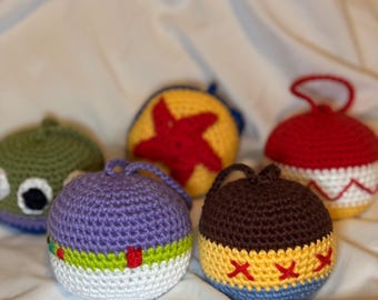 Crochet Toy Story Ornament Set • Handmade Pixar Inspired Christmas Decor