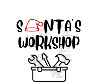 Santa's workshop svg
