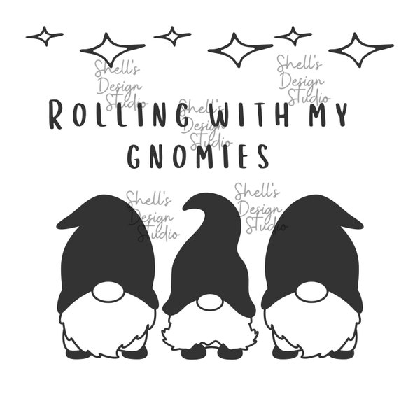 Rolling with my gnomies SVG