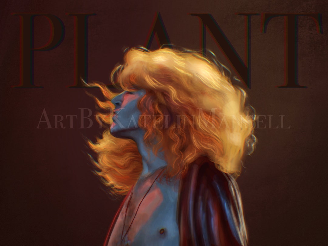 Robert Plant Portrait - Etsy