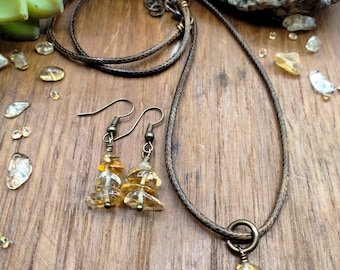 Parure De Bijoux En Or 14K - Collier, Bracelet, Boucles D'Oreilles - Cristaux Silver Shade - Neuf Sans Boîte
