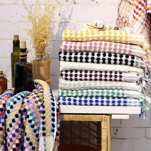 Hand Woven Turkish Bath(Beach) Towel: Organic Cotton Beach & Bath