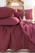 Turkish Cotton Waffle Duvet Cover, Unique Bedding Set, Organic Comforter Cover, Luxury Linen Bedding Set, Farmhouse Bedding