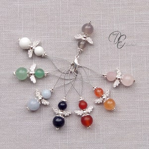 Stitch marker angel set 8 pieces image 2