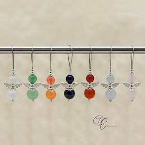 Stitch marker angel set 8 pieces image 3