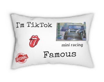 Mini Morris Racing TikTok Famous Pillow