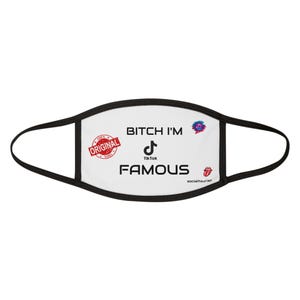 TikTok Mixed-Fabric Face Mask