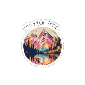 Die-Cut Sticker Mountain
