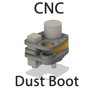Dust Boot And laser holder for CNC Router