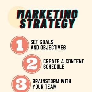 Marketing Strategy Poster