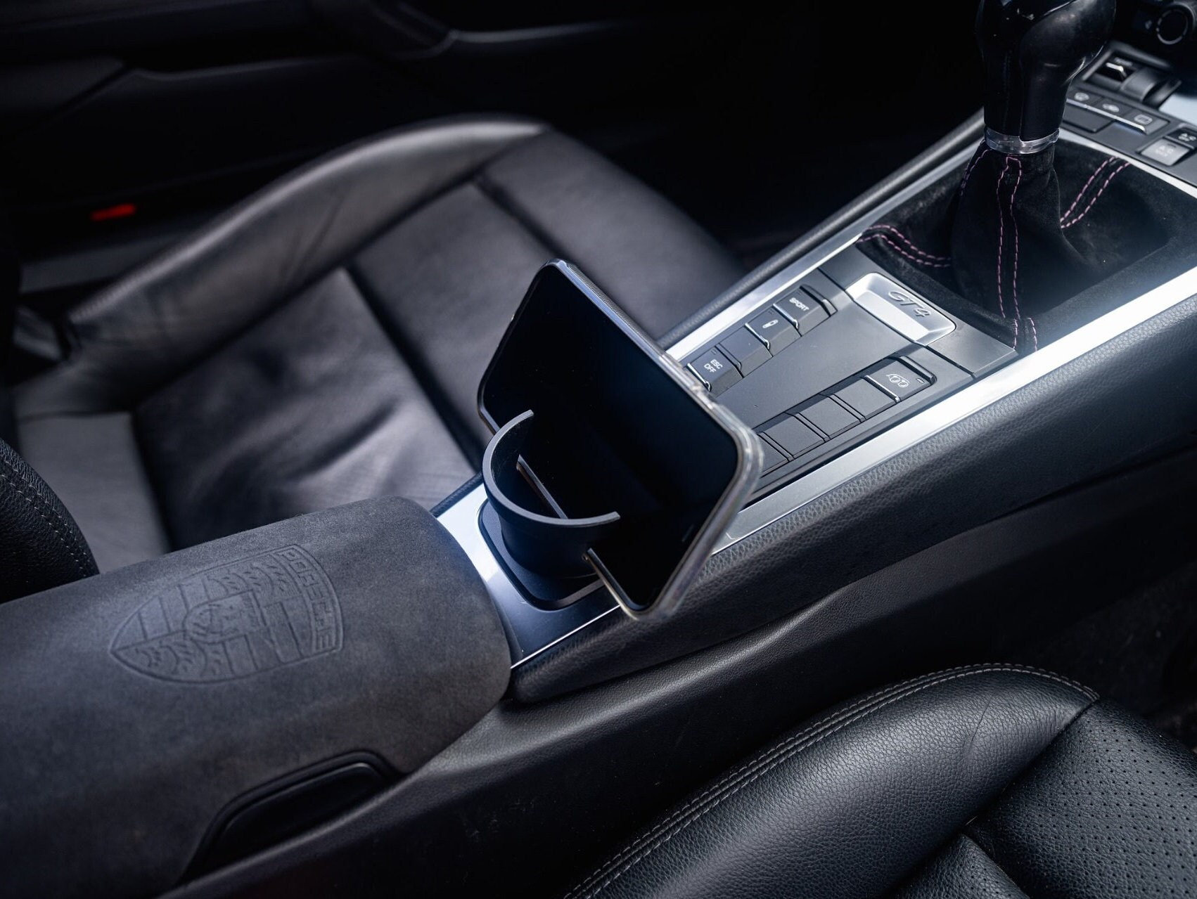 Porsche Cayman & 911 2012 to 2022 Cup Holder Kaizen Kup PH Phone