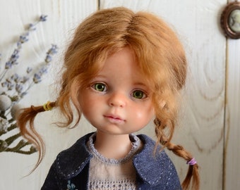 OOAK Custom Paola Reina Doll: Repainted Art Doll (Natural Hair, Glass Eyes, Handmade clothes, Leaver shoes)  - Free shipping!