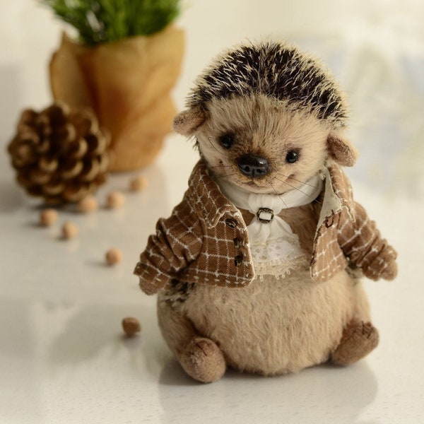 To order! Handmade Teddy Hedgehog Finic. Unique gift.