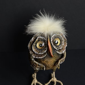 Handgemachte Eule aus Papiermaché: 100% Baumwolle - Bestellen Sie noch heute Ihre eigene!