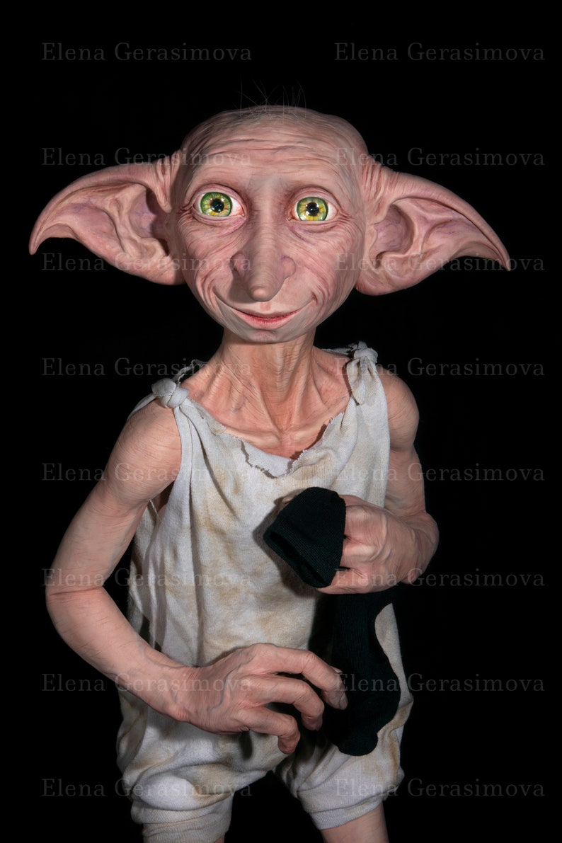 House Elf Author Handmade Doll. MADE to ORDER. Lifesize Living OOAK Unique Polymer Clay Gift Etsy