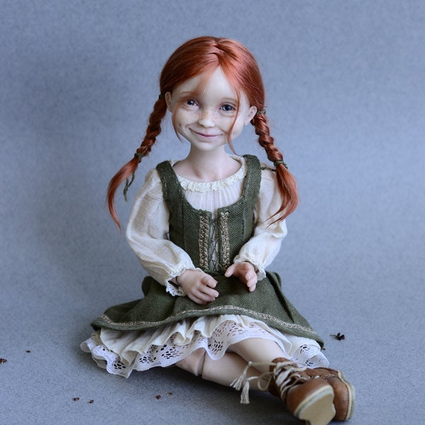 Sold. OOAK custom author living handmade doll, High quality gift