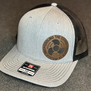 Cooling the Chaos, casquette HVAC Worker en similicuir, homme Workin, Richardson 112, col bleu, chapeau pour papa, chapeau pour maman Ohio, casquette