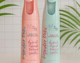 Wonder Dew Hydrating Mist – Aloe, Rose Water & Niacinamide, Scalp + Hair + Face Glow Spray