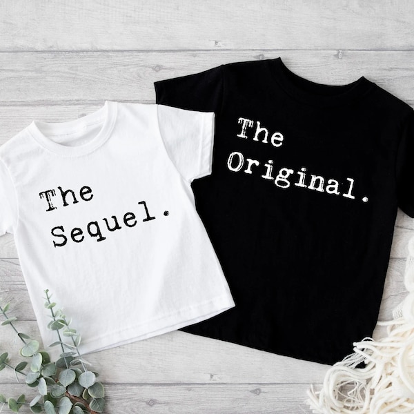 The Original The Sequel The Finale Funny Shirt,Big Sister Big Lil Bro,Matching Sibling Shirt,Middle Sister,Little Sis Funny Siblings Day Tee