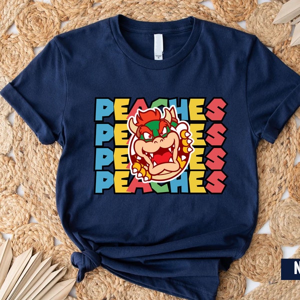 Super Mario Bowser Shirt,Bowser Peach Shirt,Bowers Shirt,Super Mario Shirt,Princess Peach Shirt,Princess Peach