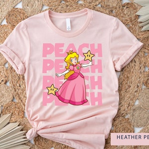 Princess Peach Star Shirt,princess Peach Shirt,pink Princess,feeling ...