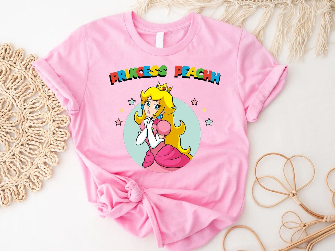 Princess Peach Tshirt,princess Peach Birthday Shirt,super Mario Shirt