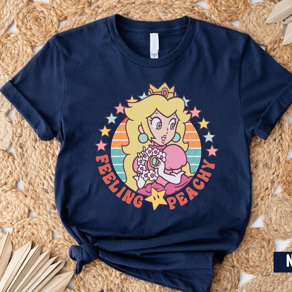 Sunset Princess Feeling Peach Shirt,Pink Princess,Feeling Peach Shirt,Princess Peach Shirt,Super Mario Bros Shirt,Mario Birthday Shirt