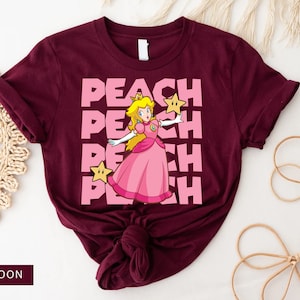 Princess Peach Star Shirt,princess Peach Shirt,pink Princess,feeling ...