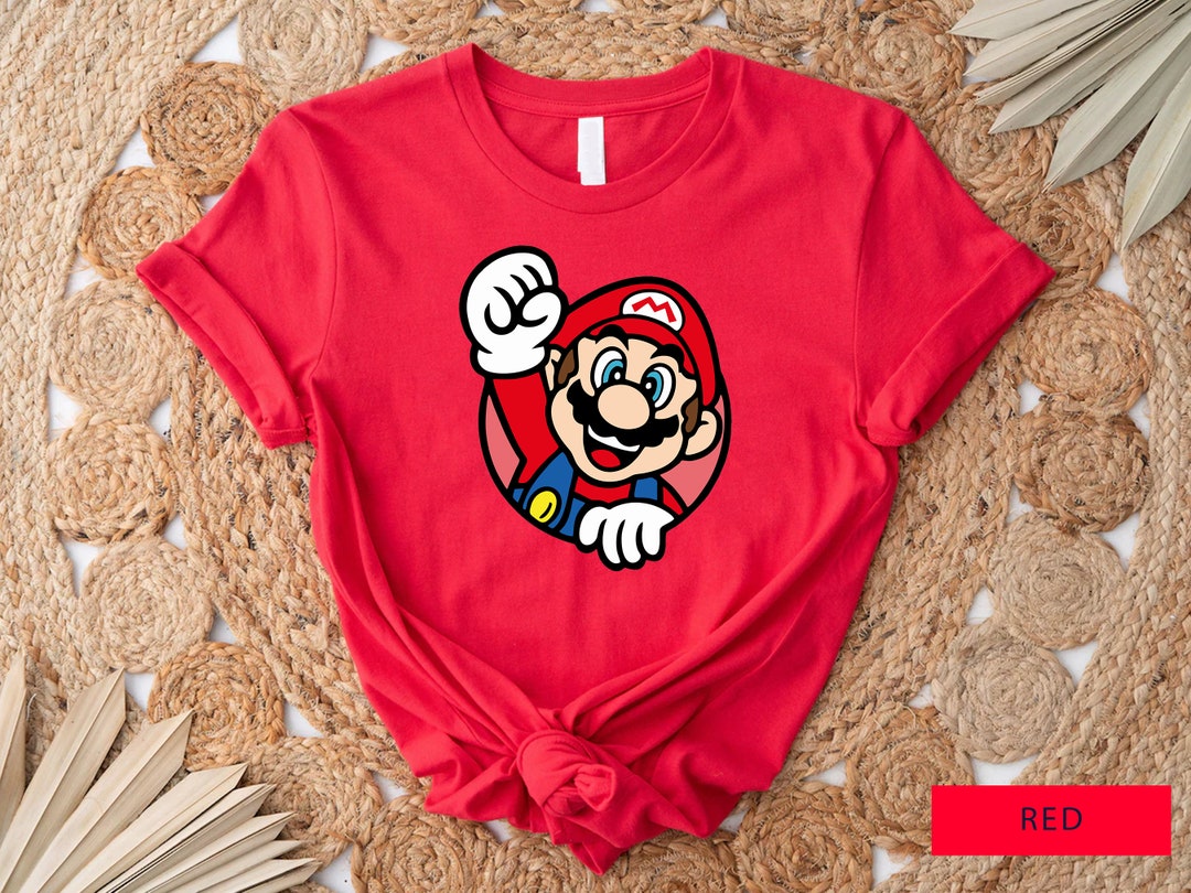 Super Mario Shirt, Super Mario Birthday Gift Shirt, Super Mario Bros ...
