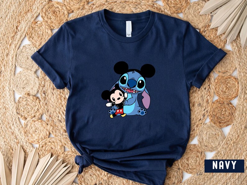 Stitch Mickey Ears Shirt,stitch Ohana Shirt, Disney Shirt, Mickey and