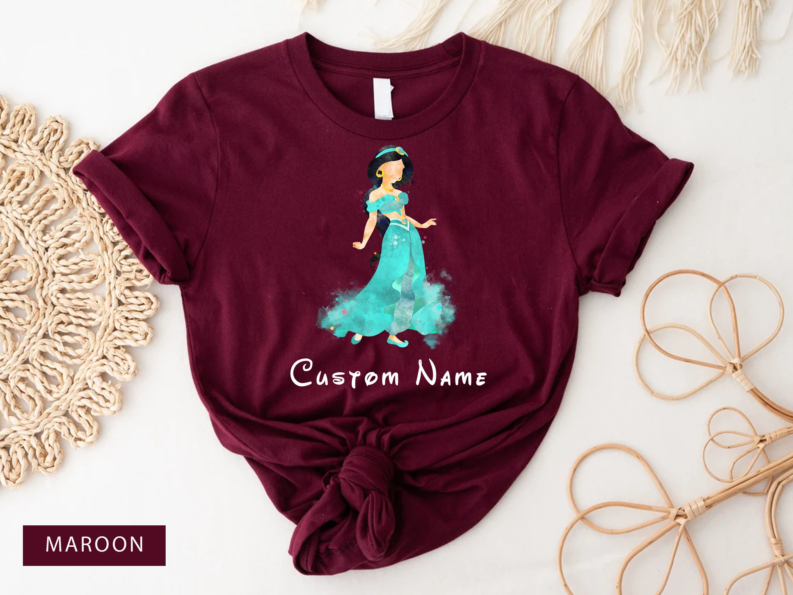 Princess Jasmine Custom Shirt,Birthday Princess Shirt,Jasmine Shirt,Disney Princess Jasmine,Disney Princess,Magic Kingdom,Disneyland Shirt