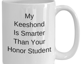 Keeshond Lover Mug | Dog Lover | Funny Coffee Cup | Dog Mom Gift | Dog Dad Gift | Man’s Best Friend